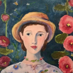 美国画家 Julie Whitmore笔下的中国蜀葵