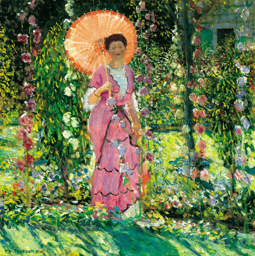 4 美国 弗雷德里 克卡尔 弗瑞斯克（Frederick Carl Frieseke）1874年-1939年_调整大小.jpg